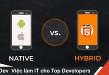 So sánh giữa Native App Development và Hybrid App Development