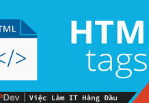 Tổng hợp 50+ thẻ HTML phổ biến nhất