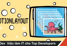Khi ta kết hợp MotionLayout và ShapeOfView…