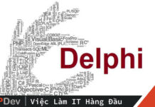 Dự án đầu tiên – Ngôn ngữ Delphi