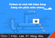 Python và cách tiết kiệm dung lượng cho phần mềm nhúng