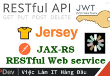 REST Web service: JWT – Token-based Authentication trong Jersey 2.x